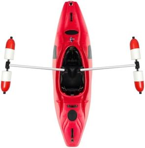 MOQNISE Kayak Stabilizers 1 Pair Kayak Outrigger PVC Boat Kayak Canoe Stabilizer System for Most Kayaks and Canoes, Detachable Kayak Outriggers/Stabilizers System