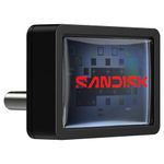 SANDISK 128GB Extreme Fit USB-C Flash Drive - Up to 400MB/s Read speeds, USB 3.2 Gen 1, USB Type-C - Plug-and-Stay Storage - Black - SDCZ530-128G-G46