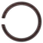 BQLZR B-23 Wood Color Acoustic Guitar Rosewood Rosette Soundhole Wood Inlaid Rosette for Classical Guitar