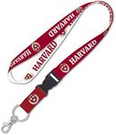 Wincraft NCAA Harvard College Lanyard with Detachable Buckle, 3/4"