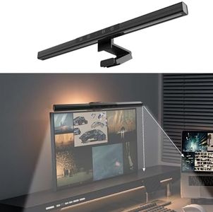 Computer Monitor Lamp Monitor Light Bar with Touch Control,43cm Smart Screen Eye Protection lamp with 3 Light Modes,USB Powered LED Desk Lamp for Desk/Office/Home/Game