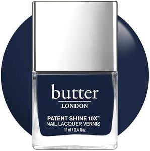 Butter London Patent Shine 10X Nail Lacquer - Offers Gel-Like Finish - Helps Prevent Breakage - Chip and Fade Resistant - Delivers Full Coverage Color - Cruelty-Free - Brolly - 11 ml