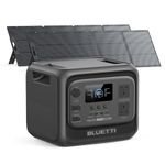 BLUETTI Elite 300 Solar Generator with 2×200W Solar Panels Included (Ship Separately), 3014.4Wh LFP Battery Backup w/ 2400W AC Outlets (4800W Surge), Compact 3kWh for Home Backup, Camping & RV Power
