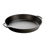 Lodge L17SK3 17-Inch Logic Pre-Seasoned Cast Iron Skillet (Black)