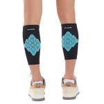 Gochamps Calf Support | Quick Relief, Superior Fit | Provides Comfort, Support & Controlled Compression | For Aching Calf Muscles, Pain In Shin | Knitted, Breathable Fabric | For Men & Women | (X-LARGE)