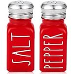 Red Salt and Pepper Shakers Set by 
