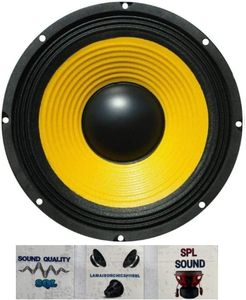 WEB 1 W-108 25,00 cm 250 mm 10" Altavoz woofer con 75 vatios rms y 150 vatios máx con impedancia 8 ohmios Fiestas casa sensibilidad 88 db, 1 Pieza