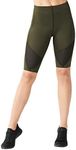 CW-X Women's Stabilyx Ventilator Joint Support Compression, Breathable Shorts for Running, Forest Night, Large