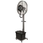 AA ALOK AGENCIES 26" Mist Fan Cooler Water Mist Fan Commercial Domestic Big Spray Mist Fan 6.5 Ft - Black