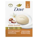 Dove Purely Pampering Shea Butter Beauty Bar, 4 oz, 2 Bar