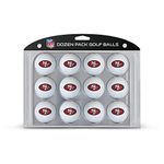 Team Golf NFL San Francisco 49ers Dozen Regulation Size Balls, 12 Pack, Full Color Durable Team Imprint