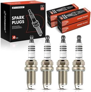 A-premium Iridium Platinum Spark Plugs Compatible with Honda CR-V CRV 2002-2009, Civic 2002-2005, Accord 2003-2007, Element 2003-2011 & Acura TSX 2004-2008, CSX 2006-2011, 2.0L 2.4L, Pack of 4