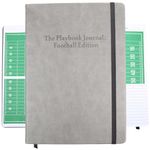 FOOTBALL DIAGRAM JOURNAL- The Playbook Journal: Football Edition, Large Hardcover Notebook