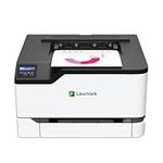 Lexmark C3326dw Colour Laser Printer with Ethernet, Mobile-Friendly, Wireless Office Printer with Automatic Two-Sided Printing, 3 Year Guarantee (3-Series)