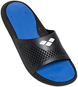 arena Bruno Unisex Badeschuhe Herren und Damen, Badelatschen für Schwimmbad und Strand, Badeschlappen mit Ablauflöchern und Ausgezeichneter Haftung auf Nassen Oberflächen