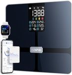 RENPHO Scales for Body Weight with Large VA Display, Smart Weighing Scales with App Fitness Tracking, High Precision Bathroom Scales for Body Weight, Body Fat, BMI, Multi-user