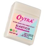 Oytra Translucent Polymer Clay Elastico Series 57g / 2OZ Oven Bake Flexible Clay for Jewelry Making