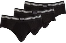 Jockey® Cotton Stretch Brief 3-Pack, Black, Size M