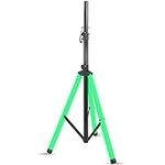 Gemini Sound STL-500 Professional Audio Equipment Foldable Collapsible Adjustable DJ PA System Party Universal Speaker Stands, Remote Controlled Multicolor LED Tripod Legs Lightshow