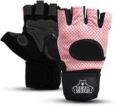 Bear Grips Weight Lifting Gloves for Men & Women | Half Finger Lifting Gloves | Full Finger Workout Gloves for Men | No Finger Exercise Gloves l Compression Weightlifting Gloves | Gym Gloves for Men