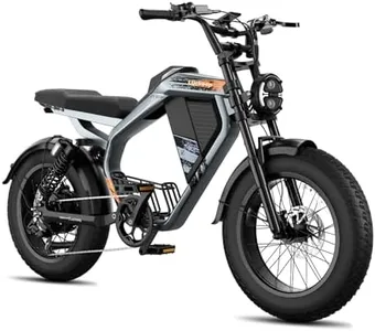 Electric Bike for Adults 1300W Peak Motor 48V 35AH Battery 32MPH 140Miles Range 27.5'' Step-Thru Ebike with Torque Sensor, Anti-Theft Alarm, Hydraulic Brake, UL 2849 Certified Electric Bicycle