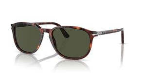 Persol Unisex's Po3019s Sunglasses, Havana/Crystal Green, 52 mm