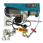 KATSU Electric Hoist Lift Upto 1000KG Overhead Electric Hoist 220V 18M Electric Wire Hoist Remote Control Garage Auto Shop Overhead Lift