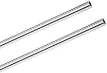 VALVENTO 1" OD 316 Stainless Steel Tube 12 inch Length Round Straight Steel Pipe Metal Tubing Industrial Metal Tube (2 Pcs)