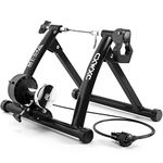 CXWXC Bike Trainer 26-29 Inch/700C Turbo Brainer for Indoor Riding Foldable Bike Trainer Stand with Quick Release (Black, 26-29)