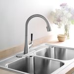 KOHLER MALLECO™ PULLDOWN Kitchen Sink TAP in Vibrant Stainless Finish, 562IN-VS