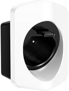 Tera EV Charger Holder Type 2: Heavy Duty Material Electric Car Wall Mount Connector Charging Cable Holder Organizer All Weather Electric Vehicle Charging Station Car Accessories White