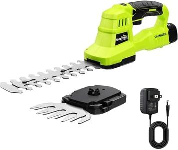 SnapFresh 12V Cordless Grass Shears & Hedge Trimmer, 2 in 1 Handheld Bush Trimmer & Grass Cutter with 2.0Ah Battery & Charger Included, Lightweight Electric Shrubbery Trimmer for Garden & Lawn
