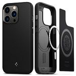 Spigen Mag Armor MagFit Case for iPhone 13 Pro, Compatible with MagSafe Accessories - Matte Black