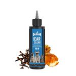 Dogz & Dudez Herbal Ear Cleaner for Dogs & Cats 100ml | Relieves Itchy Ear, Head Shaking, Prevents Ear Discharge & Odour, Fights Bacterial, Fungal and Yeast Infection, Treats Ear Mites | Ph Balanced
