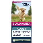 Eukanuba Complete Dry Dog Food for Adult Large and Giant Breeds with Lamb and Rice 12 kg