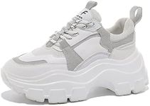 Women Thick Sole Chunky Sneakers Pl