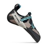 Scarpa Women's Veloce WMN Climbing Shoes, Light Gray-Maldive FKJW, 6.5 UK