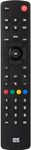 One For All Contour TV Universal Remote Control URC1210 – Ideal Replacement for All Types of TVs - with Learning Feature - Guaranteed to Work All TV Brands – Black