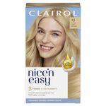 Clairol Nice'n Easy Crème, Natural Looking Oil Infused Permanent Hair Dye, 10 Extra Light Blonde