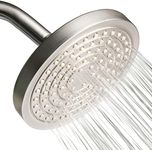 Winthorpe Conservation Rain Shower Head, Round, Low Flow, High Pressure, 1.8 GPM Water Saving, Fixed Bathroom, Eco and Energy Efficient Rainfall Showerhead