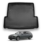 Nomad Boot Liner Compatible with BMW 3 Series 2005-2011 [E91] [Touring] Recyclable Plastic (PE) Tailored Fit Car Floor Guard Tray Black Custom Fitted Accessory Dog Friendly Waterproof Raised Edges