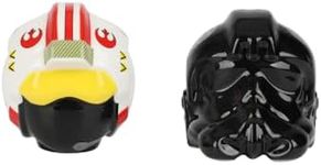 Star Wars Rebel & Imperial Helmets Sculpted Ceramic Salt & Pepper Shakers