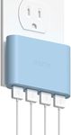 iHome Slim 4-Port USB Wall Charger,