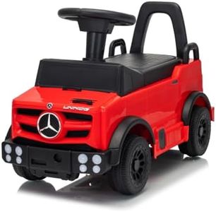 HEIMILI Mercedes-Benz Unimog Licensed Kids Push Car, Toddler Ride On Toy with Anti-Slip Wheels & Safety Bumper Guards, Foot to Floor Toy for Indoor & Outdoor (Red)