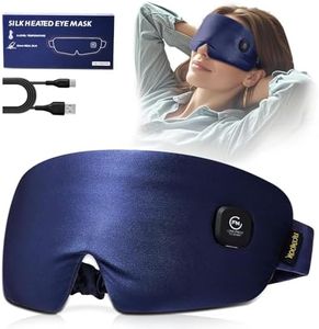 Heated Eye Mask For Dry Eyes Silk Cordless Warm Eye Compress