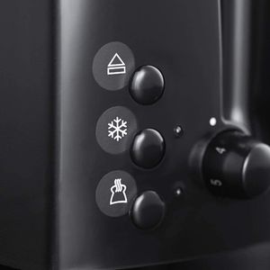 Russell Hobbs 4-Slice Toaster – Black Stainless Steel