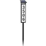 Solar Address Sign, House Numbers f