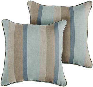 Sorra Home AMZ165111SP Sunbrella Gateway Mist Outdoor Pillow Set