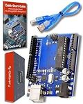 AZDelivery Compitable with ATmega328P Compitable with ATmega16U2 8-bit Microcontroller Board including E-book!