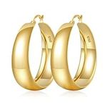 EXGOX Gold Hoop Earrings for Women 